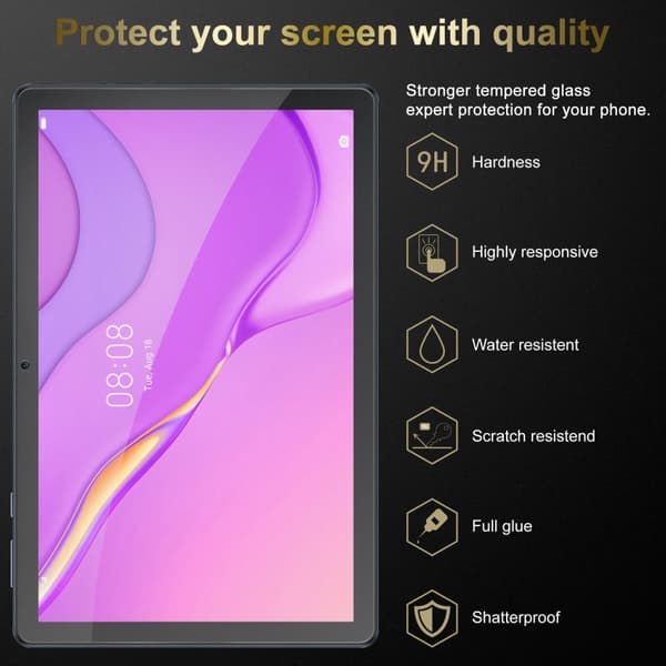 3x Skjermbeskytter Skärmskyddtil til Huawei MatePad T 10 (9.7 Toll) / T 10s (10.1 Toll) Herdet Skjermglass Nettbrett