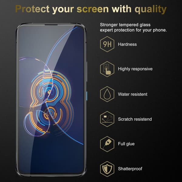 Asus ZenFone 8 FLIP 3x Skærmbeskytter Beskyttelsesglas