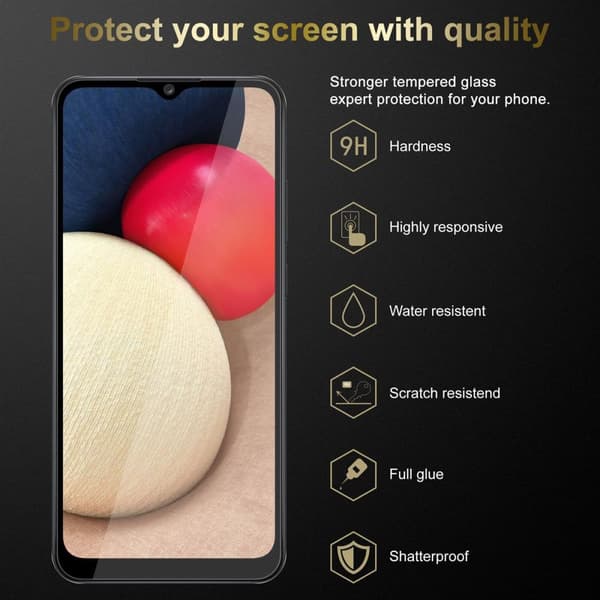 Samsung Galaxy A02s Skærmbeskytter Beskyttelsesglas