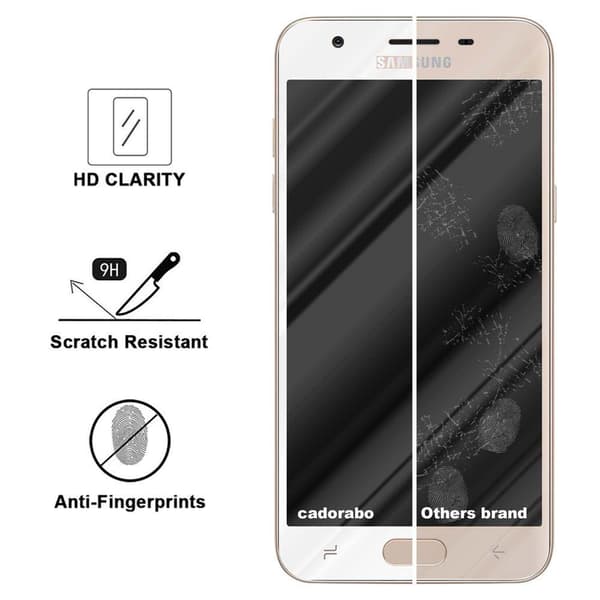 Skjermbeskytter Skärmskyddtil til Samsung Galaxy J3 2018 Herdet Skjermglass Full Skjerm