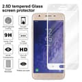Miniatyrbilde 5 av 6: Skjermbeskytter Skärmskyddtil til Samsung Galaxy J3 2018 Herdet Skjermglass Full Skjerm