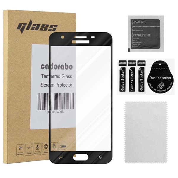 Skjermbeskytter Skärmskyddtil til Samsung Galaxy J3 2018 Herdet Skjermglass Full Skjerm