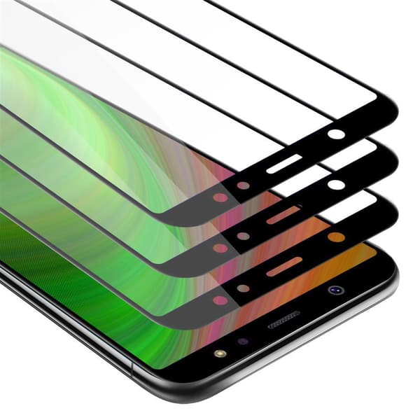 3x Skjermbeskytter Skärmskyddtil til Samsung Galaxy A6 2018 Herdet Skjermglass Full Skjerm