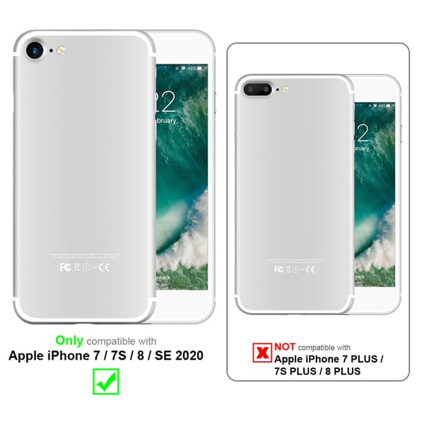 3x iPhone 7 / 7S / 8 / SE 2020 Suojakalvo Karkaistu lasi / Suojalasi näytönsuoja 3-pack näyttölasia 9H kovuudella ja 3D Touchin kanssa fullscreen