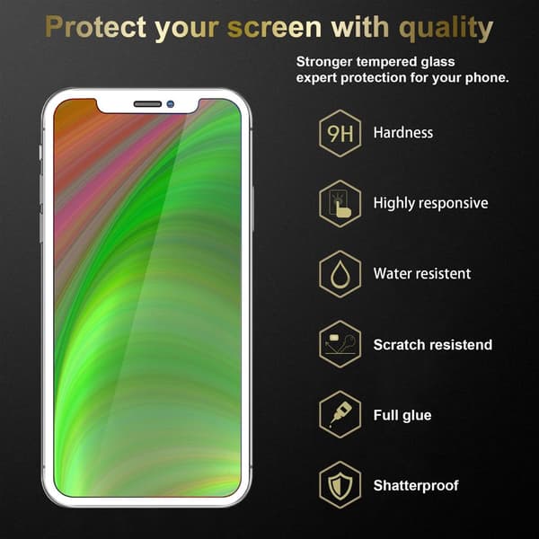 iPhone XS MAX 3x Skærmbeskytter Beskyttelsesglas