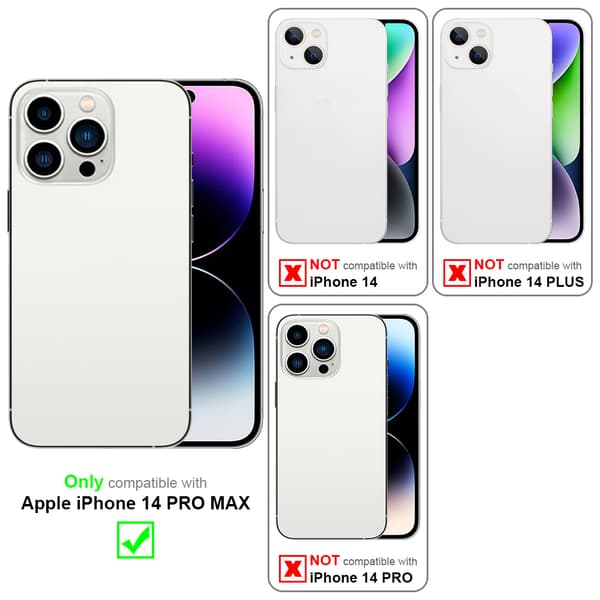iPhone 14 PRO MAX Suojakalvo Karkaistu lasi / Suojalasi näytönsuoja 9H kovuudella ja 3D-kosketusyhteensopivuudella