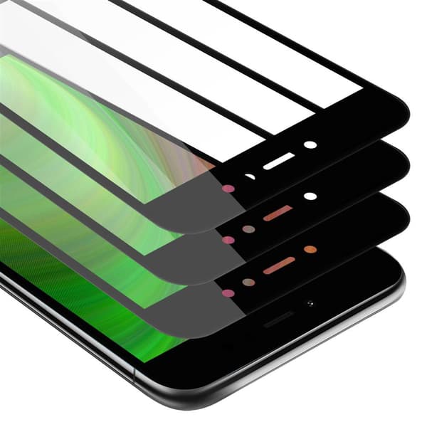 Xiaomi RedMi NOTE 5A PRIME 3x Skærmbeskytter Beskyttelsesglas TRANSPARENT med SORT