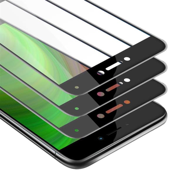 Honor 8 LITE 3x Skyddsglas Skärmskydd Skyddsfilm Härdat (Tempered)-glas för skydd Full Cover