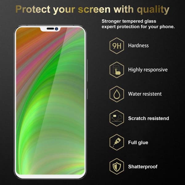 Vivo X21 3x Skærmbeskytter Beskyttelsesglas