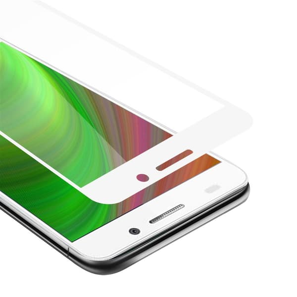 Skærmbeskytter Honor 6A Beskyttelsesglas TRANSPARENT med HVID