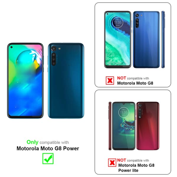 Motorola MOTO G8 POWER 3x Skärmskydd Skyddsglas Skyddsfilm Härdat (Tempered)-glas för skydd