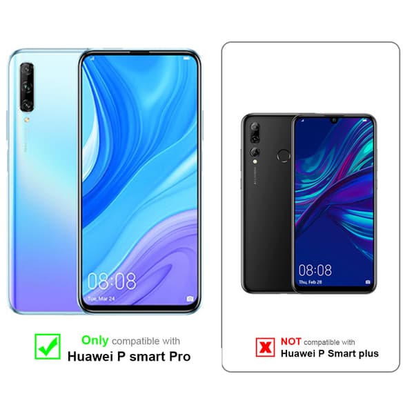 Skyddsglas för Huawei P SMART PRO Skyddsfilm Skärmskydd Full Screen Härdat (Tempered)-glas för skydd