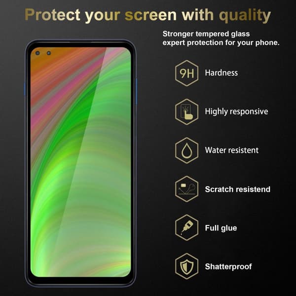 3x Motorola MOTO G 5G PLUS Suojakalvo Karkaistu lasi / Suojalasi näytönsuoja 3-pack näyttölasia 9H kovuudella ja 3D Touchin kanssa fullscreen