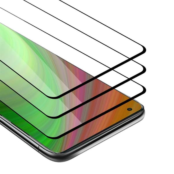 OnePlus Nord N10 5G 3x Skyddsglas Skärmskydd Skyddsfilm Härdat (Tempered)-glas för skydd Full Cover