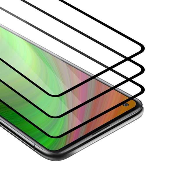 Xiaomi RedMi 10X 4G 3x Skyddsglas Skärmskydd Skyddsfilm Härdat (Tempered)-glas för skydd Full Cover