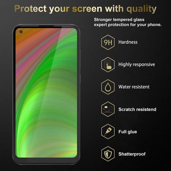 Samsung Galaxy A11 / M11 Karkaistu lasi / Suojalasi näytönsuoja Fullscreen Armour Film näytön suojakalvo 9H kovuudella ja 3D Touch