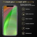 Pikkukuva 3 / 8: iPhone 11 PRO Suojakalvo Karkaistu lasi / Suojalasi näytönsuoja 9H kovuudella ja 3D-kosketusyhteensopivuudella