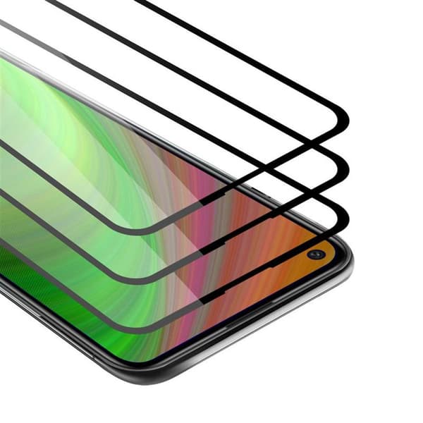 3x Huawei P40 LITE E Suojakalvo Karkaistu lasi / Suojalasi näytönsuoja 3-pack näyttölasia 9H kovuudella ja 3D Touchin kanssa fullscreen