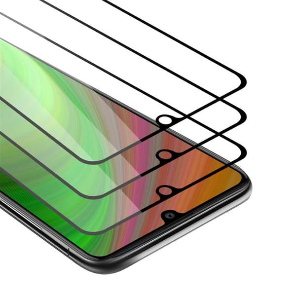 Samsung Galaxy A41 3x Skyddsglas Skärmskydd Skyddsfilm Härdat (Tempered)-glas för skydd Full Cover