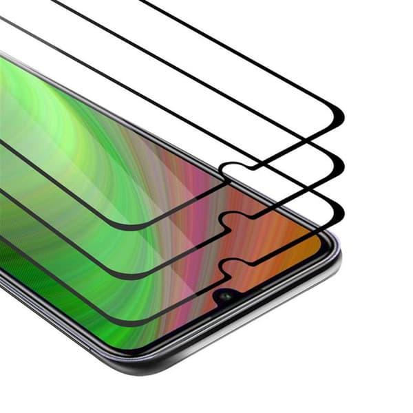 Huawei P SMART 2020 3x Skyddsglas Skärmskydd Skyddsfilm Härdat (Tempered)-glas för skydd Full Cover