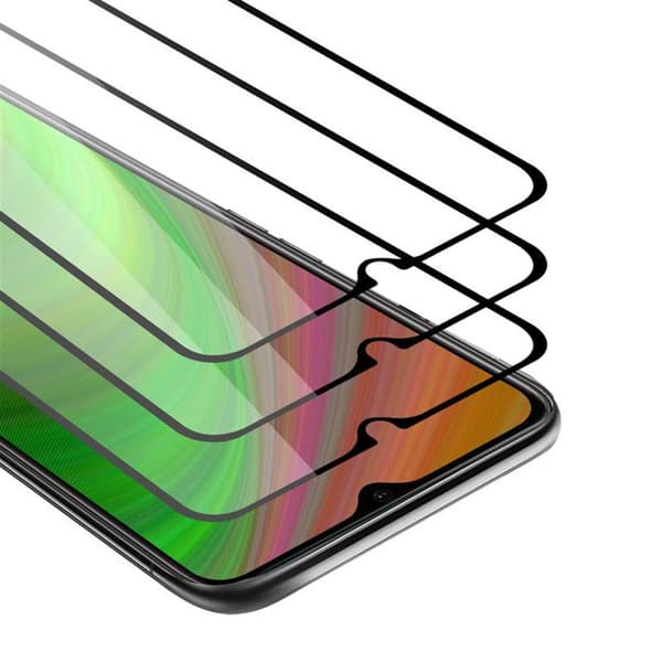 3x Oppo A12 Suojakalvo Karkaistu lasi / Suojalasi näytönsuoja 3-pack näyttölasia 9H kovuudella ja 3D Touchin kanssa fullscreen