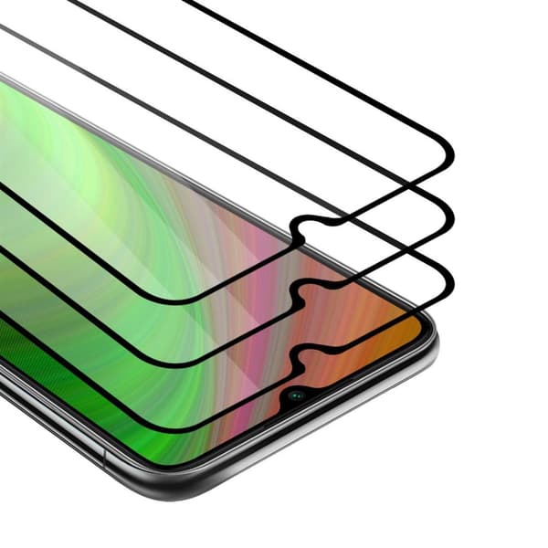 Xiaomi RedMi NOTE 8T 3x Skyddsglas Skärmskydd Skyddsfilm Härdat (Tempered)-glas för skydd Full Cover
