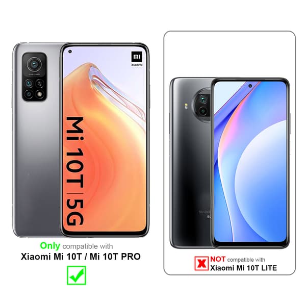Xiaomi Mi 10T / Mi 10T PRO 3x Skyddsglas Skärmskydd Skyddsfilm Härdat (Tempered)-glas för skydd Full Cover
