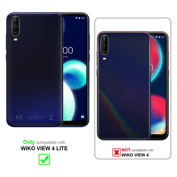 WIKO VIEW 4 LITE Karkaistu lasi / Suojalasi näytönsuoja Fullscreen Armour Film näytön suojakalvo 9H kovuudella ja 3D Touch