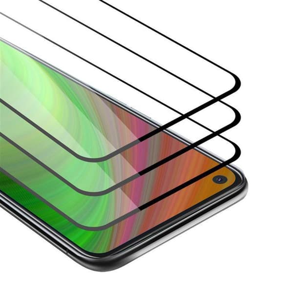3x Skjermbeskytter Skärmskyddtil til Oppo A52 Herdet Skjermglass Full Skjerm