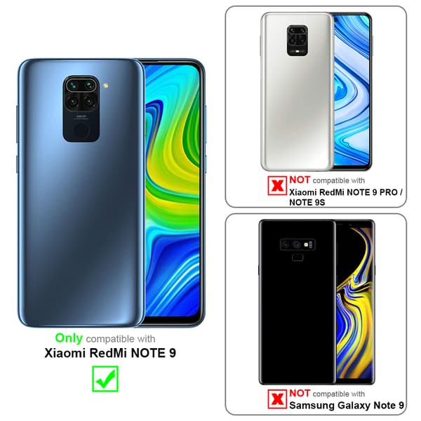 Xiaomi RedMi NOTE 9 3x Skyddsglas Skärmskydd Skyddsfilm Härdat (Tempered)-glas för skydd Full Cover
