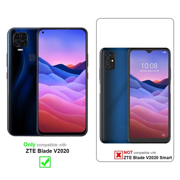 ZTE Blade V2020 3x Skärmskydd Skyddsglas Skyddsfilm Härdat (Tempered)-glas för skydd