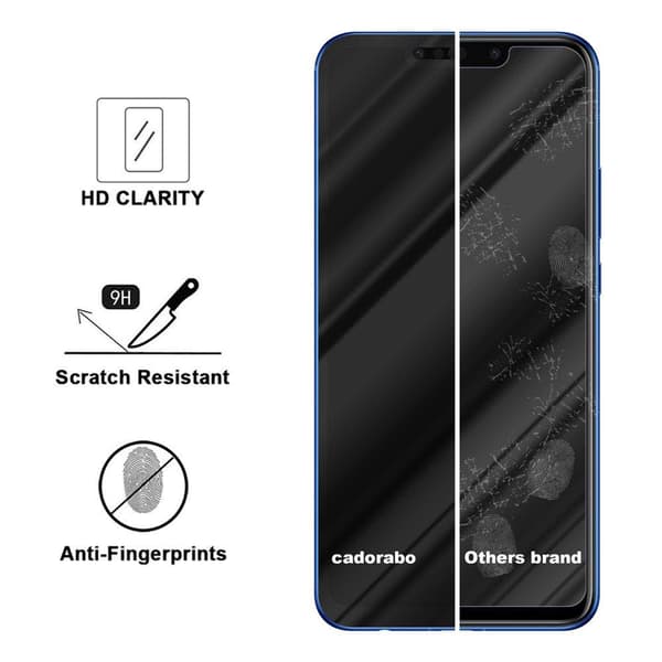 Skyddsglas för Huawei P SMART PLUS 2019 Skyddsfilm Skärmskydd Full Screen Härdat (Tempered)-glas för skydd