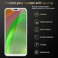 Miniatyrbilde 4 av 8: Skjermbeskytter Skärmskyddtil til Huawei MATE 20 LITE Herdet Skjermglass Full Skjerm