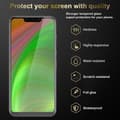 Miniatyrbilde 4 av 8: Skjermbeskytter Skärmskyddtil til Huawei MATE 20 LITE Herdet Skjermglass Full Skjerm