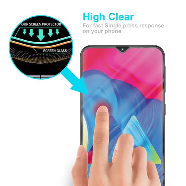 Skjermbeskytter Skärmskyddtil til Samsung Galaxy A10 / M10 Herdet Skjermglass Full Skjerm
