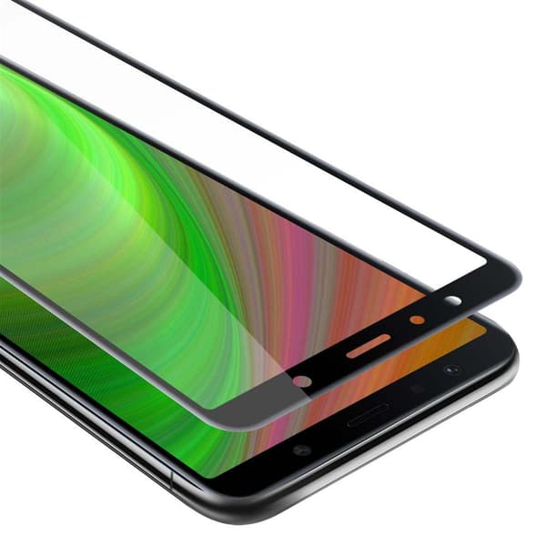 Samsung Galaxy A7 2018 Karkaistu lasi / Suojalasi näytönsuoja Fullscreen Armour Film näytön suojakalvo 9H kovuudella ja 3D Touch LÄPINÄVÄ, MUSTA