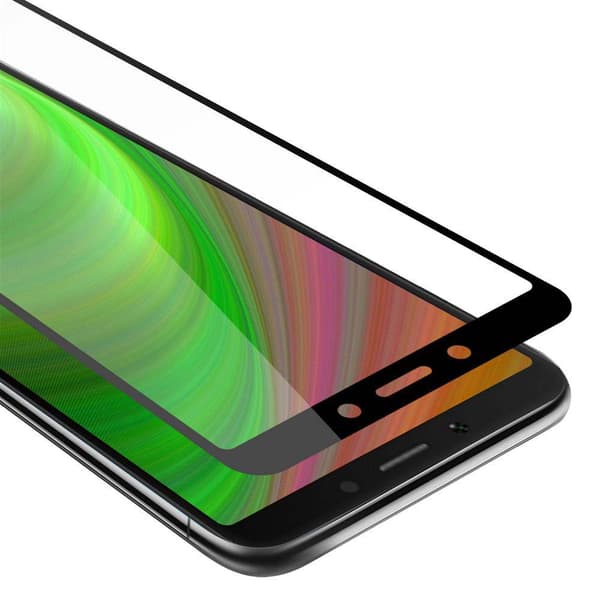 Skærmbeskytter Xiaomi RedMi 6A Beskyttelsesglas TRANSPARENT med SORT