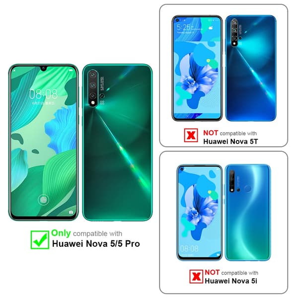 Huawei NOVA 5 / 5 PRO Karkaistu lasi / Suojalasi näytönsuoja Fullscreen Armour Film näytön suojakalvo 9H kovuudella ja 3D Touch
