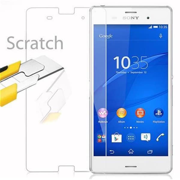 Sony Xperia Z3 Suojakalvo Karkaistu lasi / Suojalasi näytönsuoja 9H kovuudella ja 3D-kosketusyhteensopivuudella