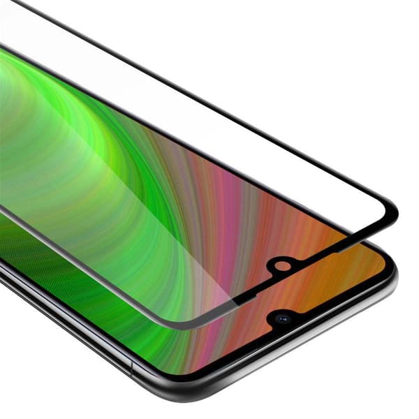 Skyddsglas för Xiaomi RedMi NOTE 7 Skyddsfilm Skärmskydd Full Screen Härdat (Tempered)-glas för skydd TRANSPARENT med SVART