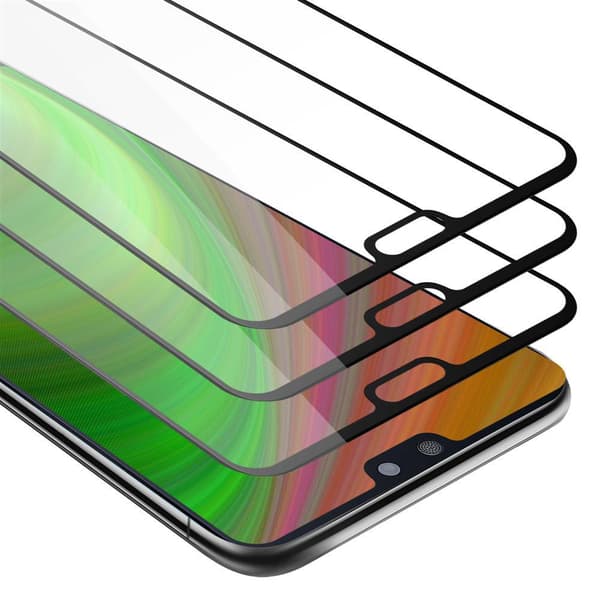 3x Huawei P20 Suojakalvo Karkaistu lasi / Suojalasi näytönsuoja 3-pack näyttölasia 9H kovuudella ja 3D Touchin kanssa fullscreen