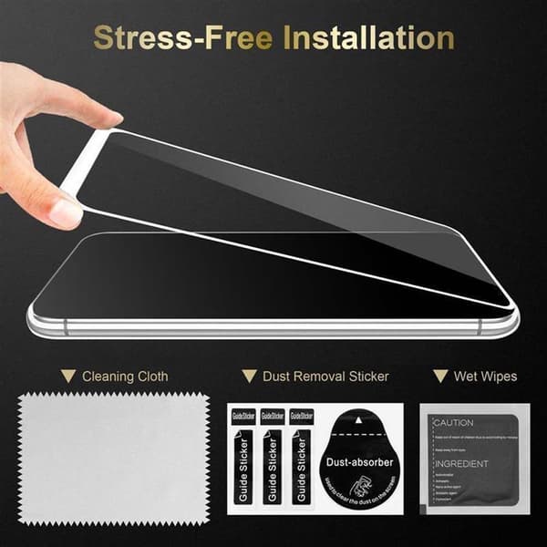 3x Skjermbeskytter Skärmskyddtil til Huawei MATE 10 PRO Herdet Skjermglass Full Skjerm
