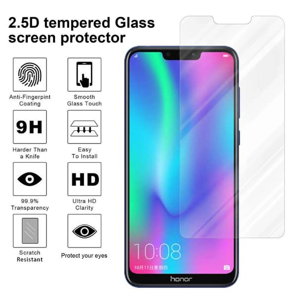 Skyddsfilm för Honor 8C Skärmskydd Skyddsglas Härdat (Tempered)-glas för skydd