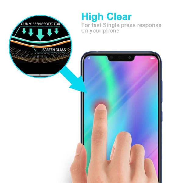 Skyddsfilm för Honor 8C Skärmskydd Skyddsglas Härdat (Tempered)-glas för skydd