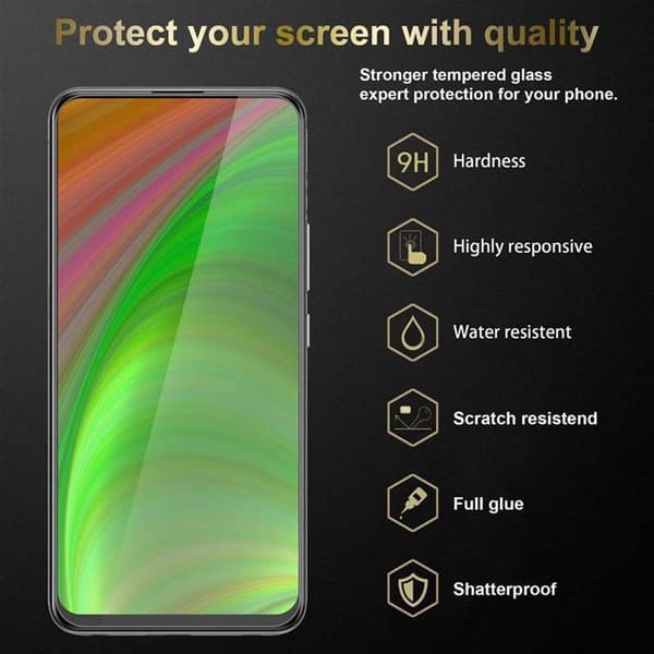 Vivo V15 Suojakalvo Karkaistu lasi / Suojalasi näytönsuoja 9H kovuudella ja 3D-kosketusyhteensopivuudella