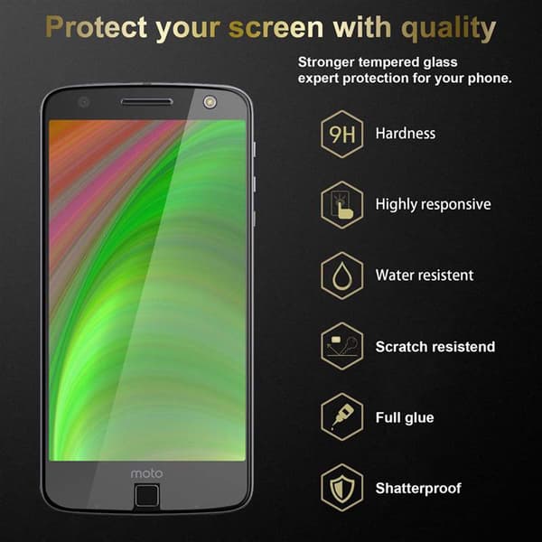 Skyddsfilm för Motorola MOTO Z Skärmskydd Skyddsglas Härdat (Tempered)-glas för skydd