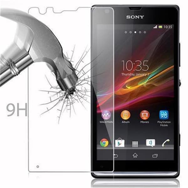 Skjermbeskytter Skärmskyddtil til Sony Xperia S Herdet Skjermglass