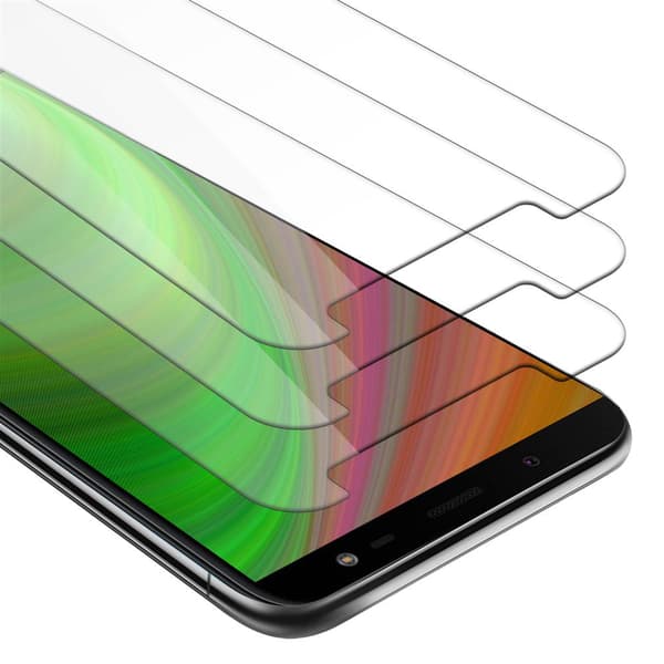 3x Skjermbeskytter Skärmskyddtil til Samsung Galaxy J6 2018 Herdet Skjermglass
