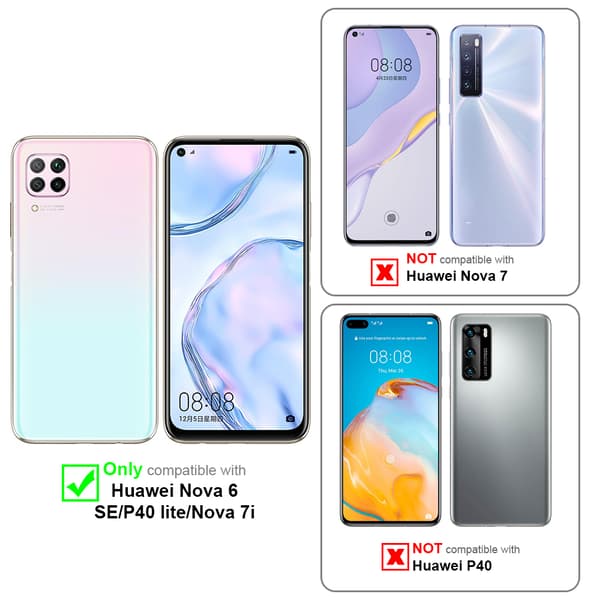 Huawei NOVA 6 SE / P40 LITE / NOVA 7i Suojakalvo Karkaistu lasi / Suojalasi näytönsuoja 9H kovuudella ja 3D-kosketusyhteensopivuudella