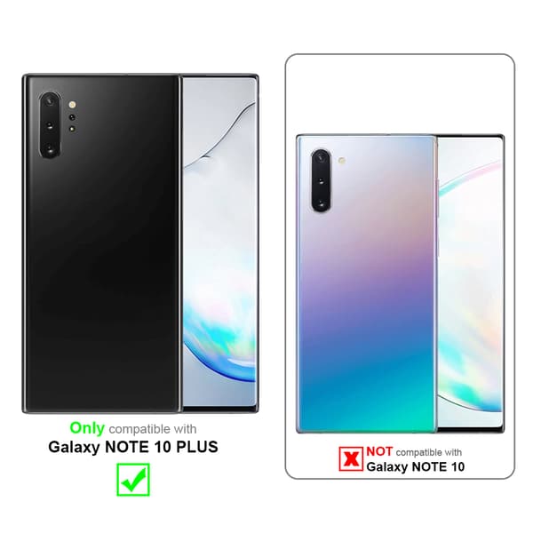 Skjermbeskytter Skärmskyddtil til Samsung Galaxy NOTE 10 PLUS Herdet Skjermglass Full Skjerm